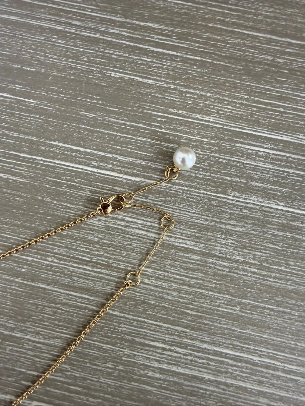 kate spade Gold Starfish and Pearl Accent Necklace
